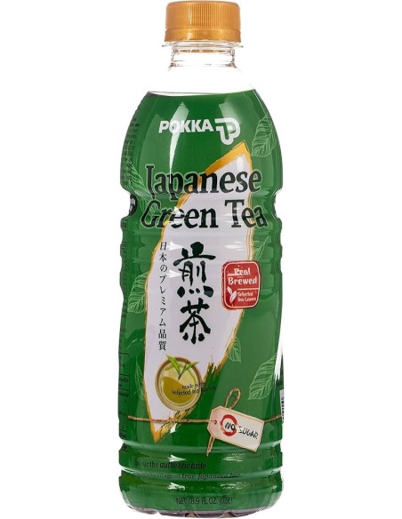 BOISSON THE VERT JAPON SANS SUCRE POKKA 500ML