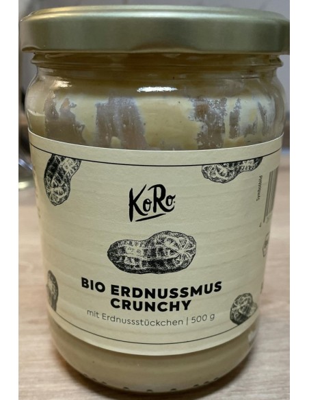 BIO PUREE CACAHUETE GRILLE KORO 500G
