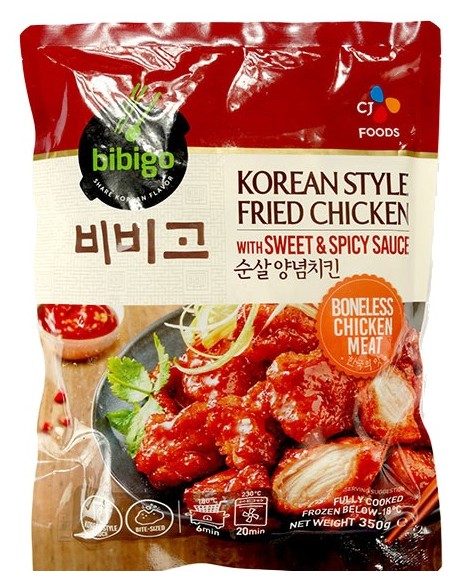 POULET FRIT DOUX ET EPICEE COREEN BIBIGO 350G
