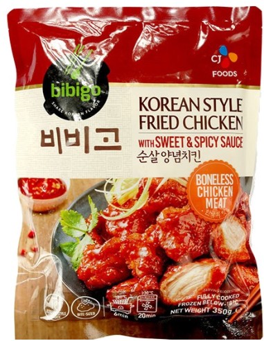 POULET FRIT DOUX ET EPICEE COREEN BIBIGO 350G*10/CT