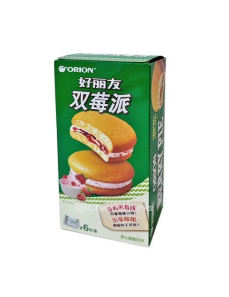 CHOCO PIE FRAISE FRAMBOISE ORION 138G