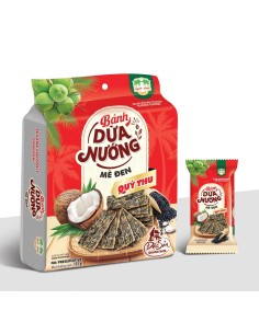 BISCUITS NOIX DE COCO SESAME NOIR QUY THU 125G
