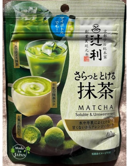 THE VERT MATCHA SOLUBLE SANS SUCRE TSUJIRI JAPON 40G*24/CT