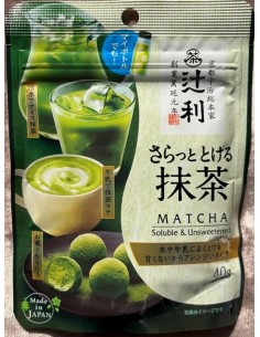 THE VERT MATCHA SOLUBLE SANS SUCRE TSUJIRI JAPON 40G