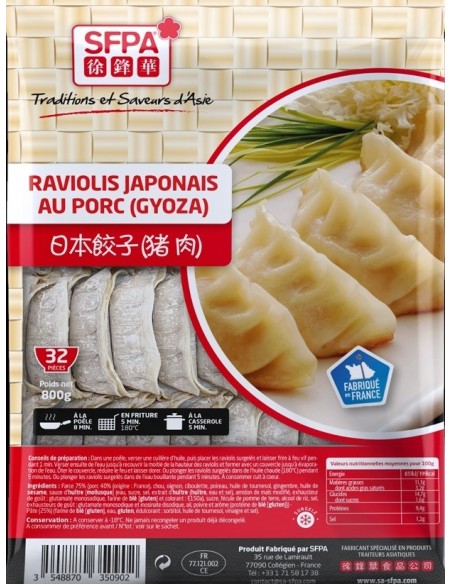 GYOZA PORC JAPONAIS SFPA 800G 32P