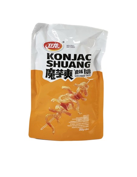 SNACK KONJAC POIVRE SICHUAN WEI LONG 252G*20/CT