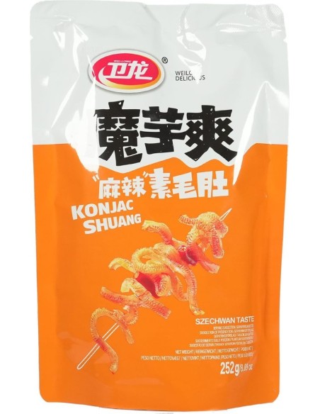 SNACK KONJAC PIQUANT EPICE WEI LONG 252G*20/CT