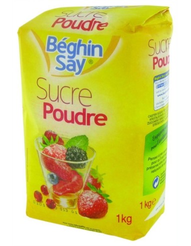 SUCRE POUDRE SACHET BEGHIN SAY 1KG