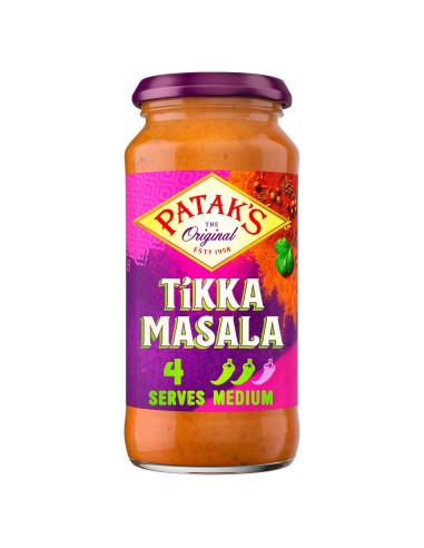 SAUCE TIKKA MASALA PATAKS 450G*6/CT