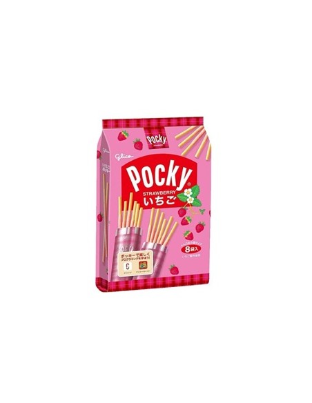 BISCUIT BATON POCKY FRAISE GLICO 93.6G