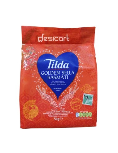 RIZ BASMATI TILDA GOLDEN SELLA 5KG