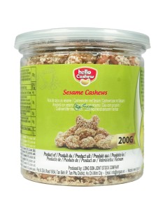 NOIX CAJOU AU SESAME HELLO CASHEW 200G*24/CT