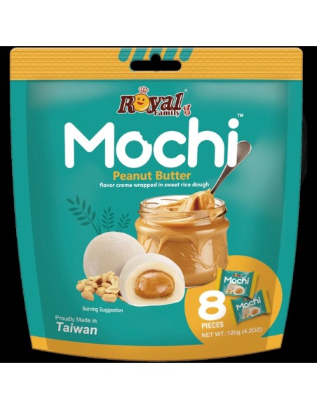 MOCHI  BEURRE ARACHIDE ROYAL FAMILY TAIWAN 120G
