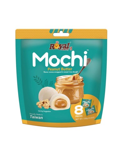 MOCHI BEURRE ARACHIDE ROYAL FAMILY TAIWAN 120G*12/CT