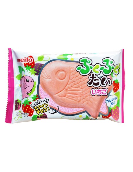 BISCUIT FORME POISSON CHOCOLAT FRAISE MEITO 16.5G