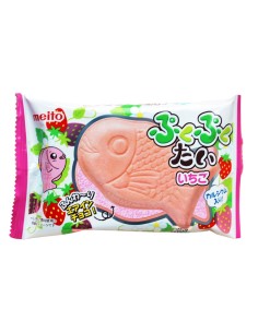 BISCUIT FORME POISSON CHOCOLAT FRAISE MEITO 16,5G*10/BOTTE