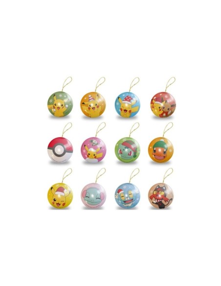 BOULE NOEL POKEMON/DRAGON BALL/PAT PATRO 5G