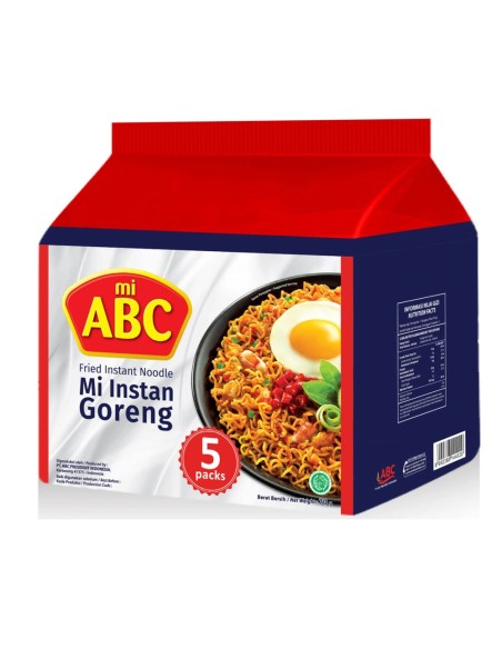 NOUILLE INSTANT MI GORENG ABC 70G*5/PACK