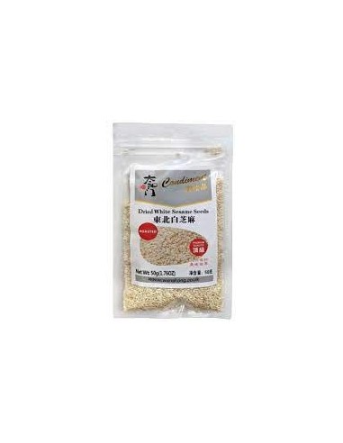 GRAIN SESAME BLANC CONDIMENT TYM 50G*30/CT