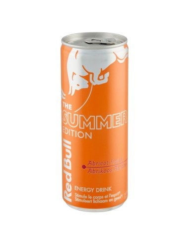 BOISSON ABRICOT FRAISE REDBULL 250ML