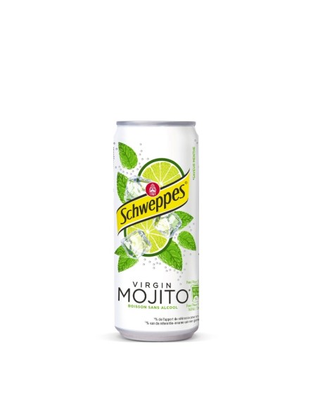 SCHWEPPES MOJITO CANETTE 33CL*24/CT