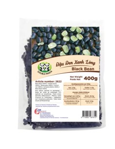 HARICOT SOJA NOIR-DAU DEN XANH LONG PANDA 400G*50/CT