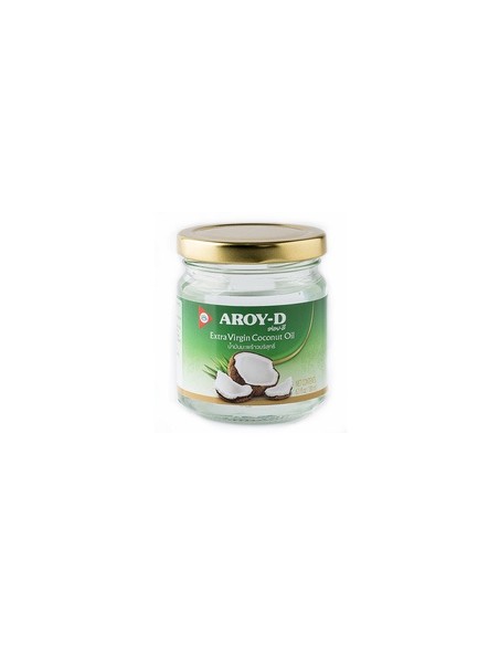 HUILE VIERGE COCO AROY-D 180ML*12/CT