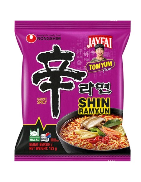 NOUILLE A.PIMENT TOM YUM SHIN NONGSHIM 123G