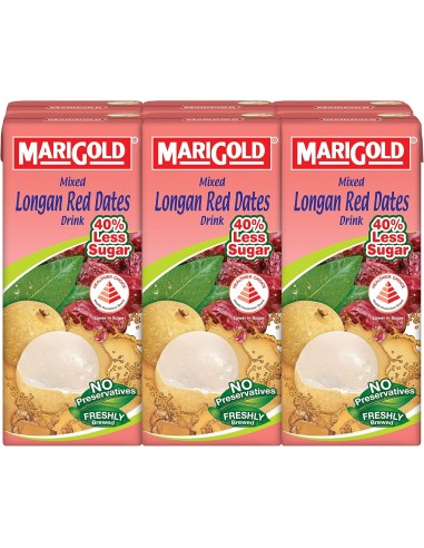 BOISSON LONGAN DATTE ROUGE MARIGOLD 250ML