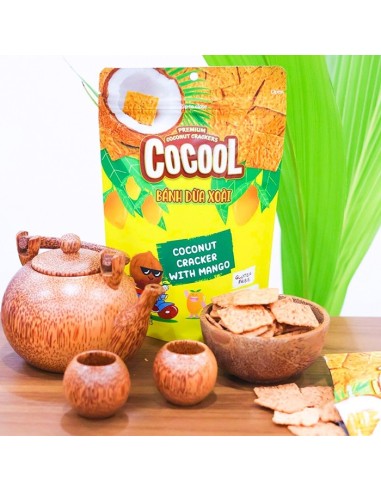 CRACKERS COCO MANGUE COCOOL VIET NAM 80G*40/CT
