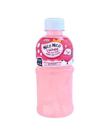 BOISSON LYCHEE NATA COCO NICO NICO 320ML*24/CT