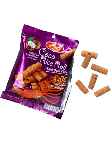 ROULEAUX COCO CALAMAR GRILLE RICE ROLL KASET 40G