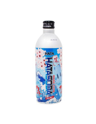 LIMONADE JAPON RAMUNE LITCHI HATASODA 500ML*24/CT
