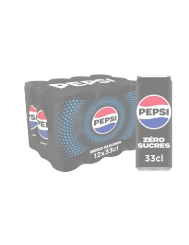 PEPSI MAX ZERO SUCRE 330ML*12/CT