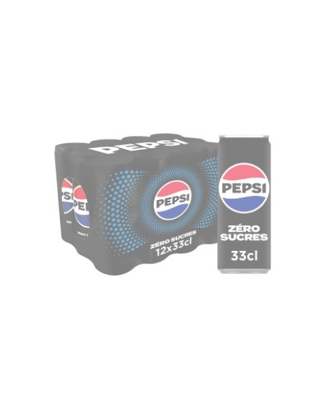 PEPSI MAX ZERO SUCRE 330ML*12/CT