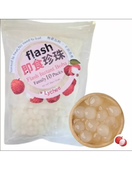 PERLE TAPIOCA LITCHI 5PACKS FLASH 250G