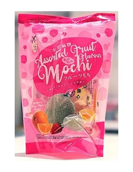 ASSORTIMENT FRUIT MOCHI LOVEetLOVE 120G*12/CT