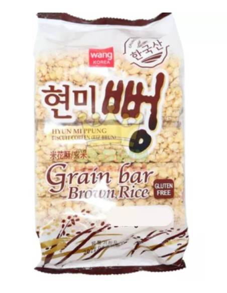 BARRE RIZ BRUN CROQUANT WANG 100G