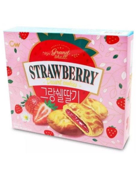 BISCUIT FORME COQUILLAGE FRAISE CHEONGWOO 195G