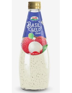 BOISSON GRAIN BASILIC LITCHI NAWON 290ML*24/CT