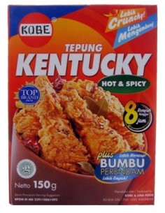 FARINE POULET FRIT KENTUCKY HOT EPICEE KOBE 150G