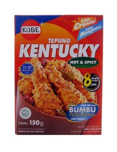 FARINE POULET FRIT KENTUCKY HOT EPICEE KOBE 150G