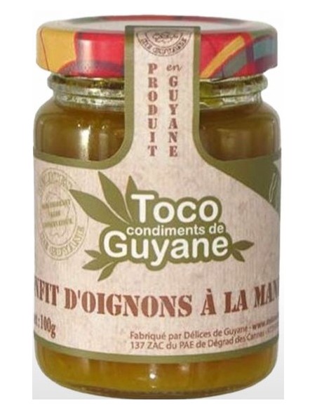 CONFIT OIGNON MANGUE TOCO 100G
