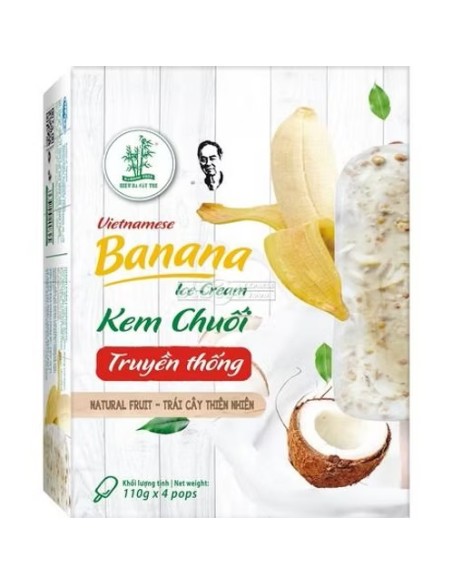 GLACE BANANE BAMBOU 90G*4/BOITE