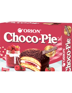 CHOCO PIE FRAISE FRAMBOISE ORION 276G