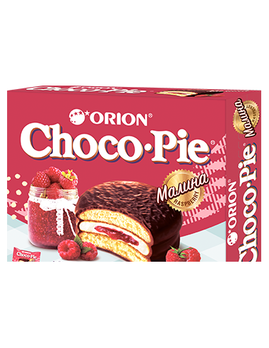 CHOCO PIE FRAISE FRAMBOISE ORION 276G