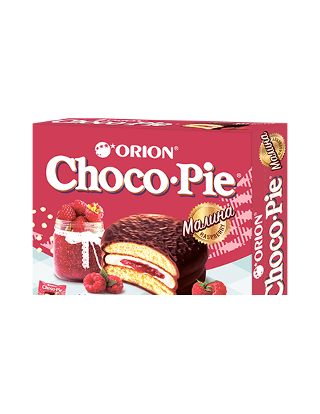 CHOCO PIE FRAISE FRAMBOISE ORION 276G