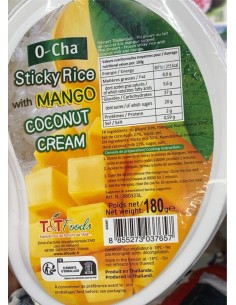 DESSERT RIZ GLUANT MANGUE LAIT COCO OCHA 180G