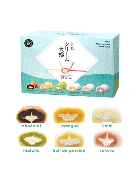 MOCHI GLACE ASSORTIMENT CREME BOITE 6PCS 300G