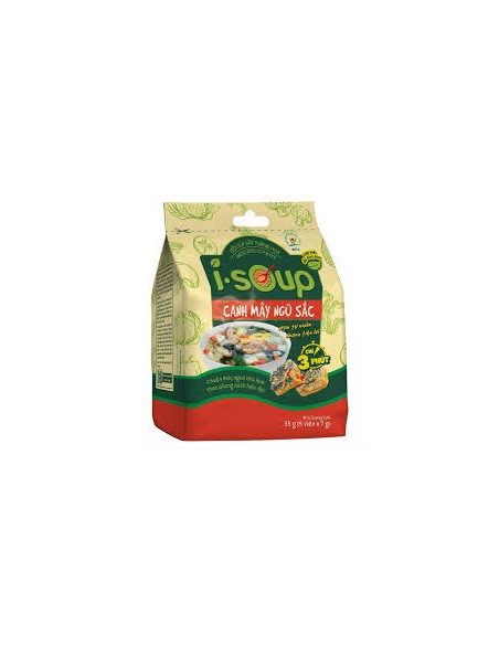 SOUPE INST LEGUME CINQ COULEURS ISOUP 35G